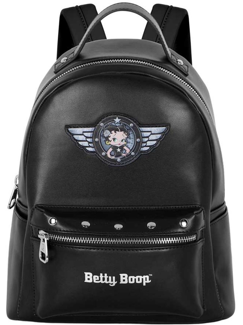 Betty Boop Motor Love Mochila Heady, Preta Preto - Kiabi