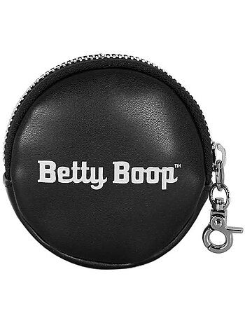 Betty Boop Motor Love Porta-moedas Cookie, Preta