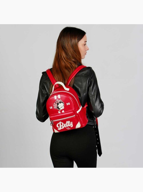 Betty Boop Varsity Mochila Heady, Borgonha - Kiabi Betty Boop Varsity Mochila Heady, Borgonha - Kiabi
