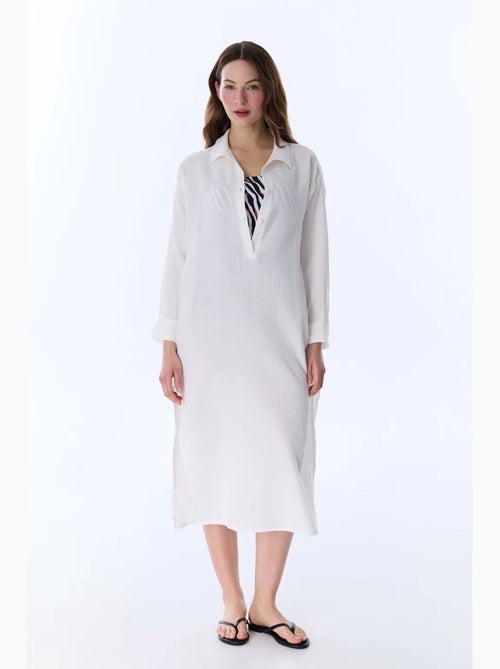 Bia kaftan de manga comprida penti - Kiabi Bia kaftan de manga comprida penti - Kiabi