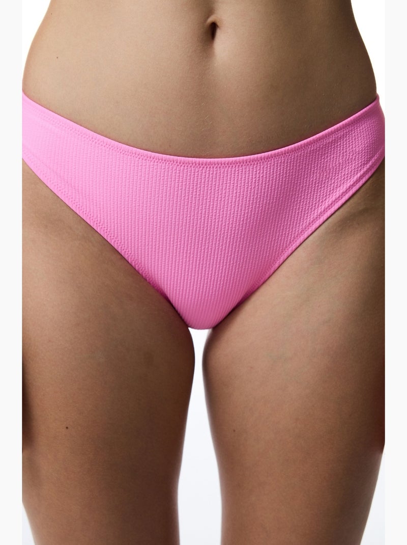 Bia slip parte de baixo do biquíni penti Rosa-fluo/Solinotes - Kiabi