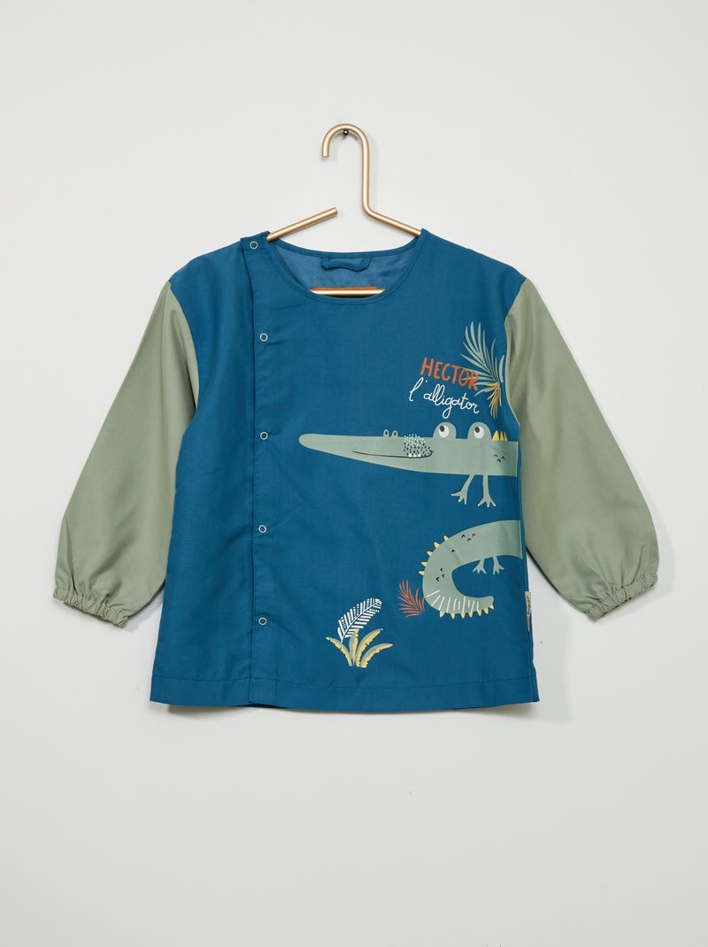 Bibe de escola estampado AZUL - Kiabi