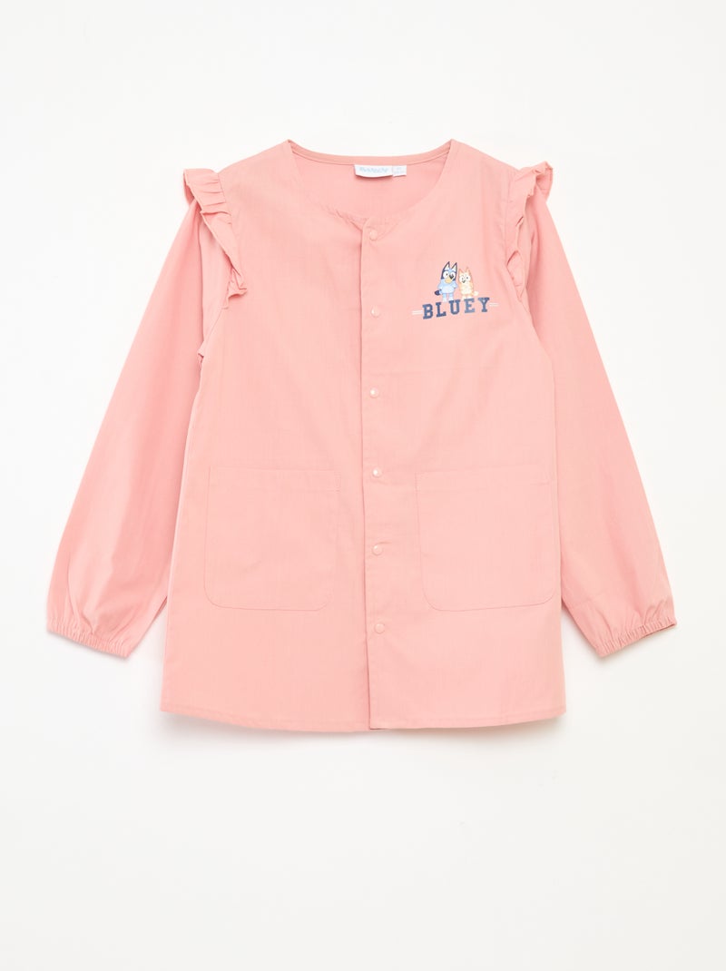 Bibe de popelina estampado 'Bluey' ROSA - Kiabi
