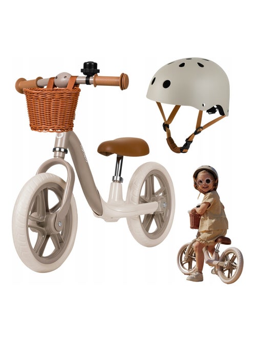 Bicicleta de equilíbrio com capacete LIONELO Alex Plus – Leve – Selim confortável - Kiabi