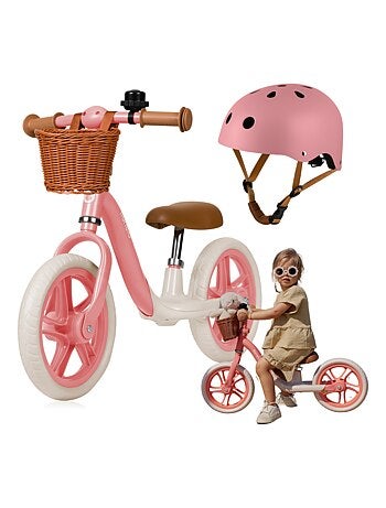 Bicicleta de equilíbrio com capacete LIONELO Alex Plus – Leve – Selim confortável