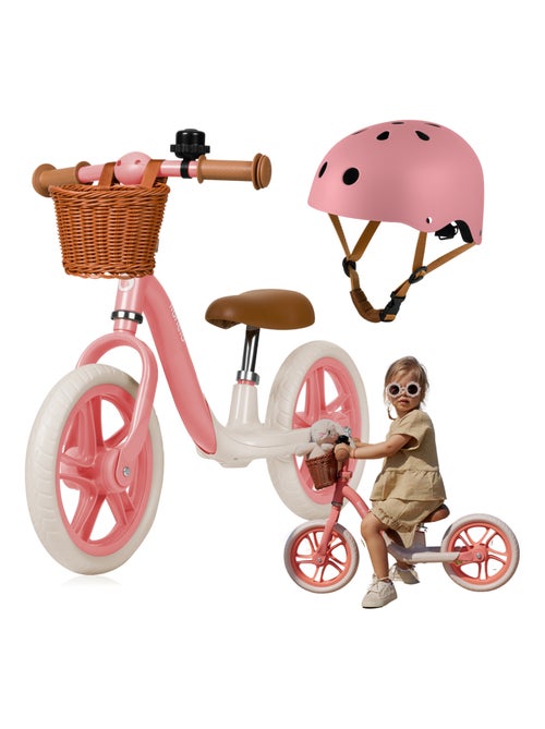 Bicicleta de equilíbrio com capacete LIONELO Alex Plus – Leve – Selim confortável - Kiabi