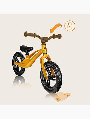 Bicicleta de equilíbrio LIONELO Bart – Bicicleta infantil – Até 30 kg – Leve – Ajustáveis