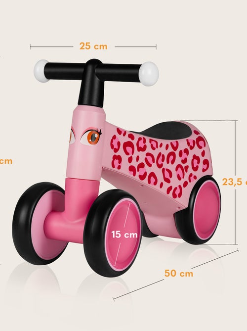 Bicicleta de equilíbrio LIONELO Sammy – Bicicleta infantil – 4 rodas – Ergonómica - Kiabi