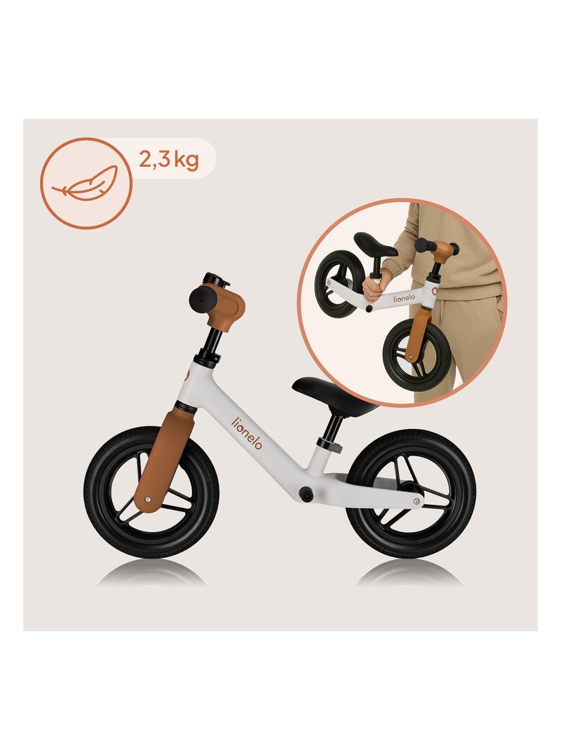 Bicicleta de Equilíbrio Lionelo Toni com Capacete – Para crianças a partir de 18 meses Bege - Kiabi