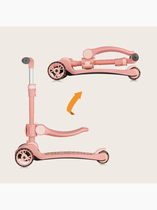 Bicicleta de equilíbrio, trotinete e capacete LIONELO Franky – Rodas iluminadas – Até 50 kg – Cesto - Kiabi