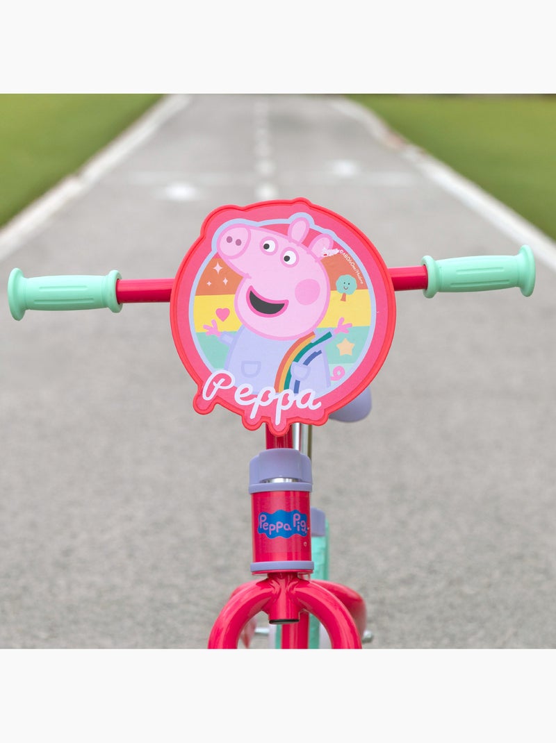 Bicicleta peppa pig sem pedais e ajustável em altura máx. 20 kg N/D - Kiabi