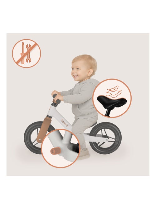 Bicicleta sem Pedais LIONELO Toni - Ligeira - A partir dos 18 Meses - Regulável - Kiabi