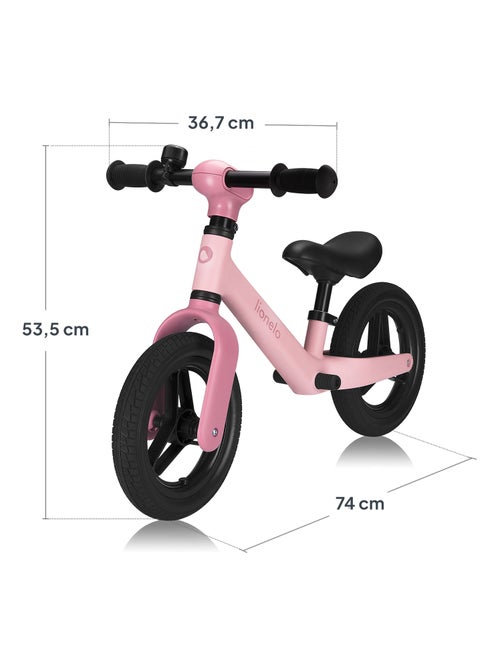Bicicleta sem Pedais LIONELO Toni - Ligeira - A partir dos 18 Meses - Regulável - Kiabi
