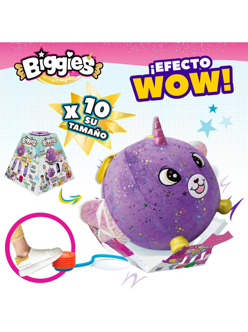 Biggies xxl insuflável peluche cão brilhante Malva lilás - Kiabi