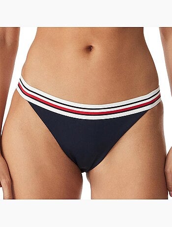 Bikini cheeky tommy hilfiger azul-marinho