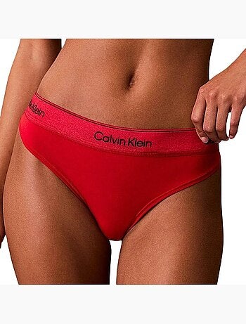 Tanga String Calvin Klein Jeans para Mulher em Preto