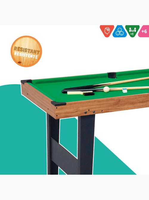 Bilhar americano 121x61x78 cm cb games - Kiabi