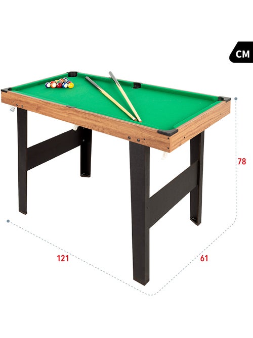 Bilhar americano 121x61x78 cm cb games - Kiabi