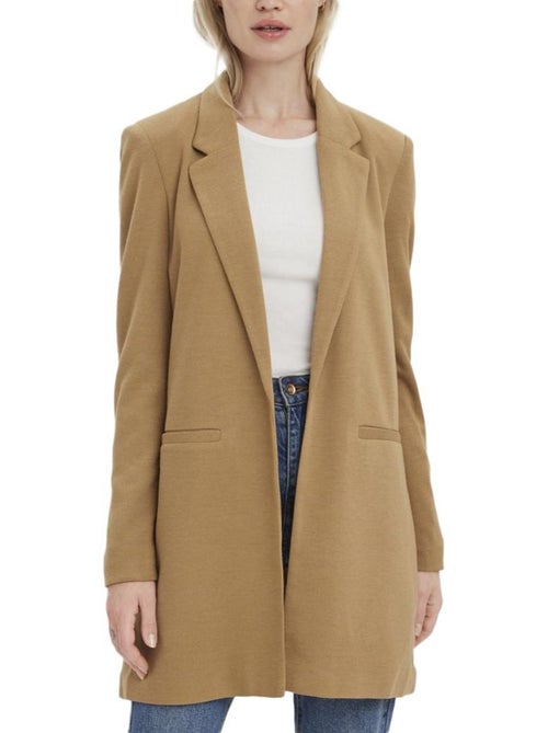 Blazer Camel Feminino Vero Moda Verina - Kiabi Blazer Camel Feminino Vero Moda Verina - Kiabi
