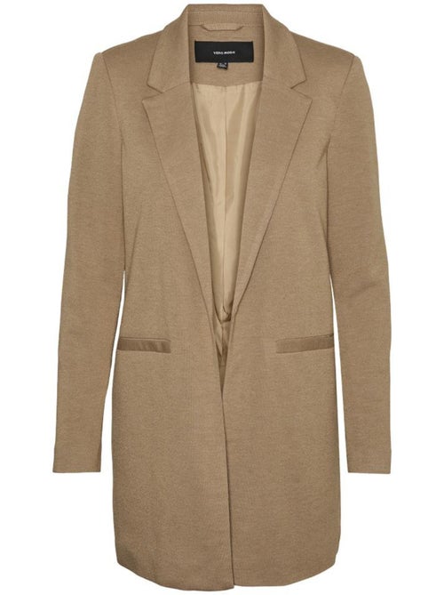 Blazer Camel Feminino Vero Moda Verina - Kiabi Blazer Camel Feminino Vero Moda Verina - Kiabi