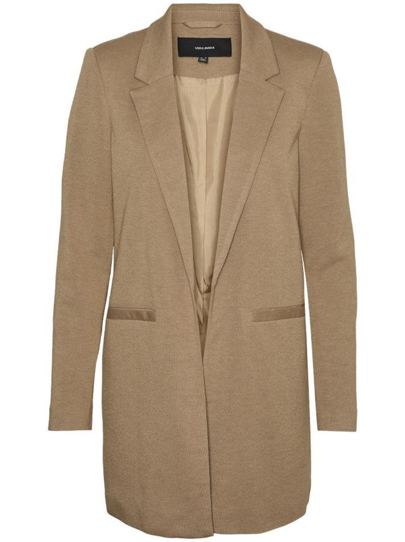 Blazer Camel Feminino Vero Moda Verina Castanho-capuccino - Kiabi