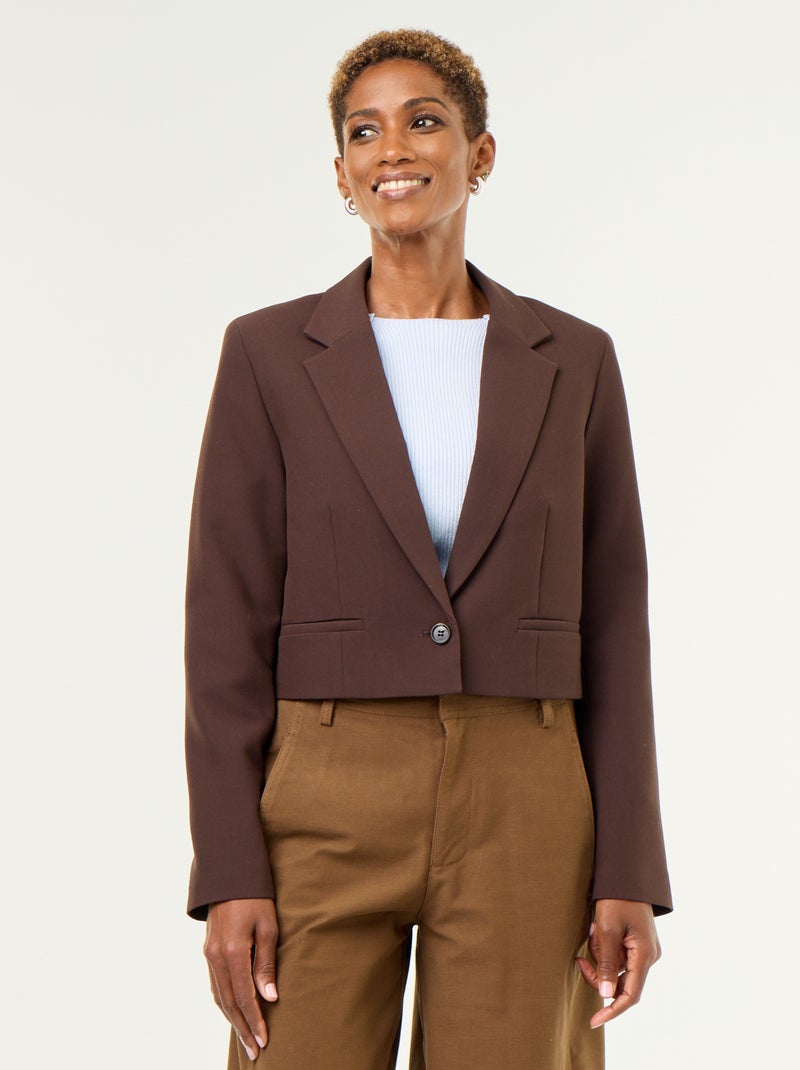 Blazer Castanho - Kiabi