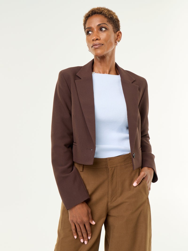 Blazer Castanho - Kiabi