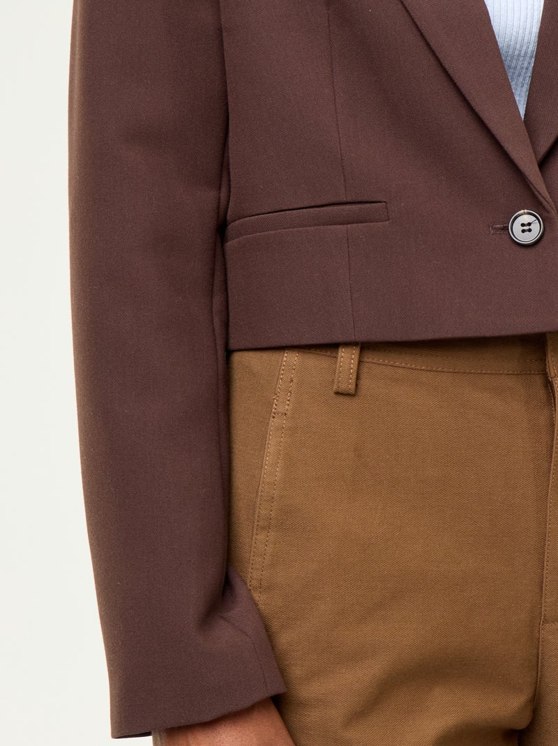 Blazer Castanho - Kiabi