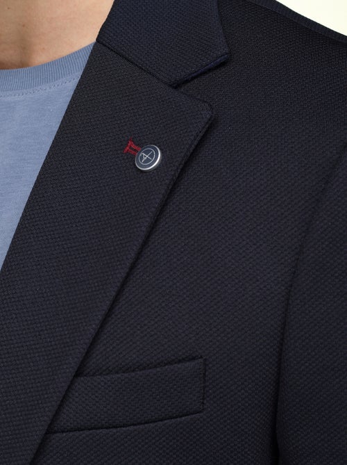 Blazer casual com gola de fato - Silverstone - Kiabi
