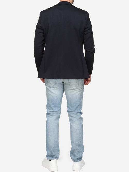 Blazer casual com gola de fato - Silverstone - Kiabi