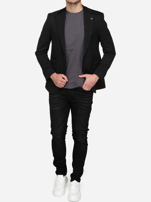 Blazer casual com gola de fato - Silverstone - Kiabi