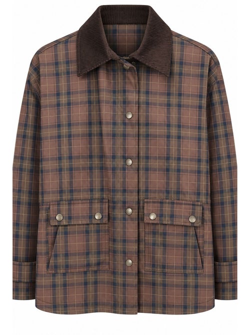 Blazer cintado mixray - Kiabi Blazer cintado mixray - Kiabi