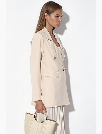 Blazer clássico com abotoamento duplo bdart
