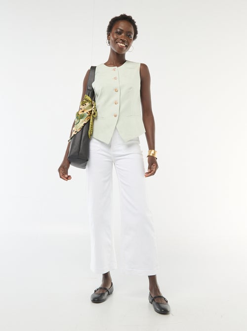 Blazer com botões dourados - Kiabi