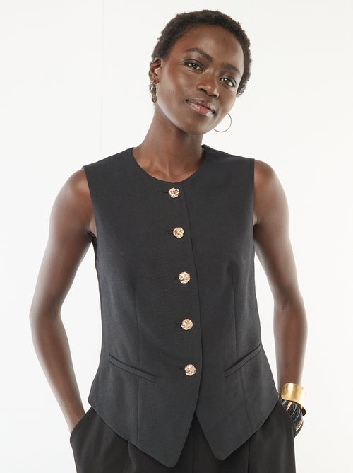 Blazer com botões dourados - Kiabi