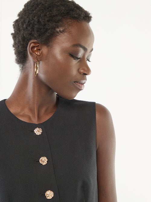 Blazer com botões dourados - Kiabi