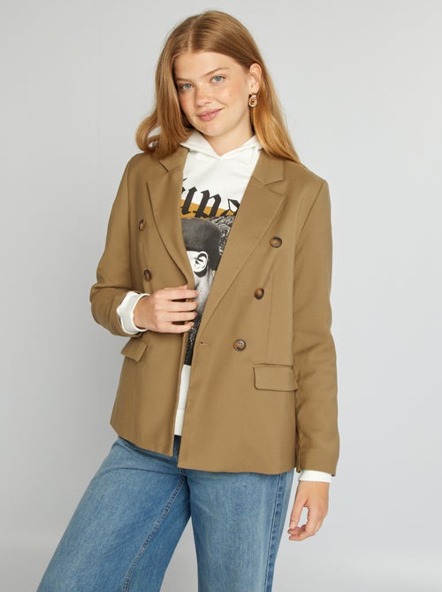 Blazer com botões duplos - Kiabi