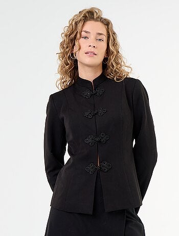 Blazer com detalhe no fecho