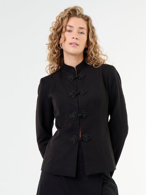 Blazer com detalhe no fecho - Kiabi