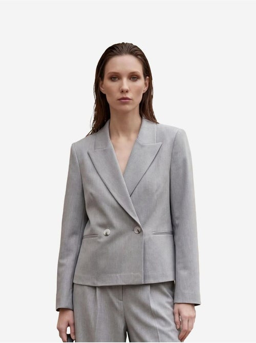 Blazer com gola xaile e botões my fashion - Kiabi