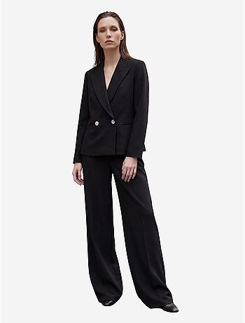 Blazer com gola xaile e botões my fashion