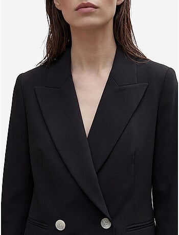 Blazer com gola xaile e botões my fashion