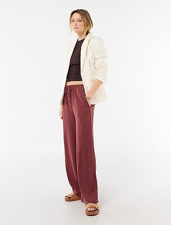 Blazer com gola xale