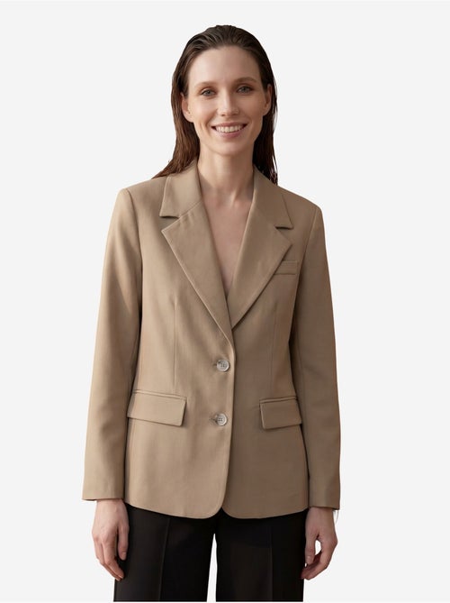 Blazer com gola xale e fecho de botões my fashion - Kiabi