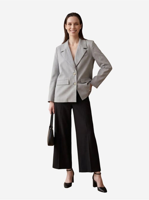 Blazer com gola xale e fecho de botões my fashion - Kiabi