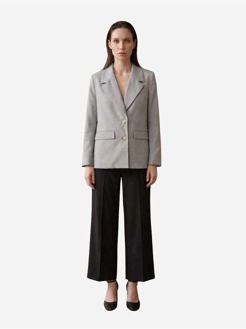 Blazer com gola xale e fecho de botões my fashion - Kiabi
