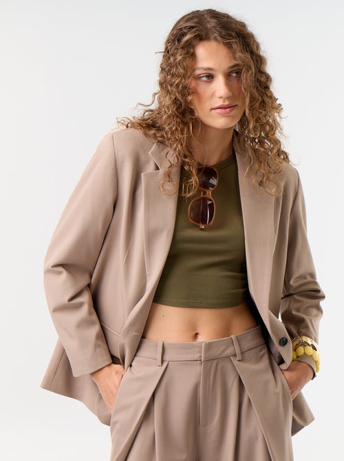 Blazer comprido - Kiabi Blazer comprido - Kiabi