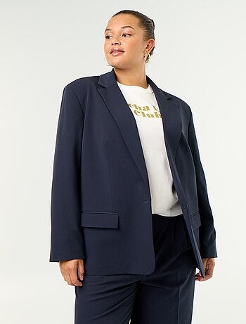Blazer comprido de alfaiataria