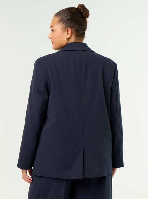 Blazer comprido de alfaiataria - Kiabi Blazer comprido de alfaiataria - Kiabi