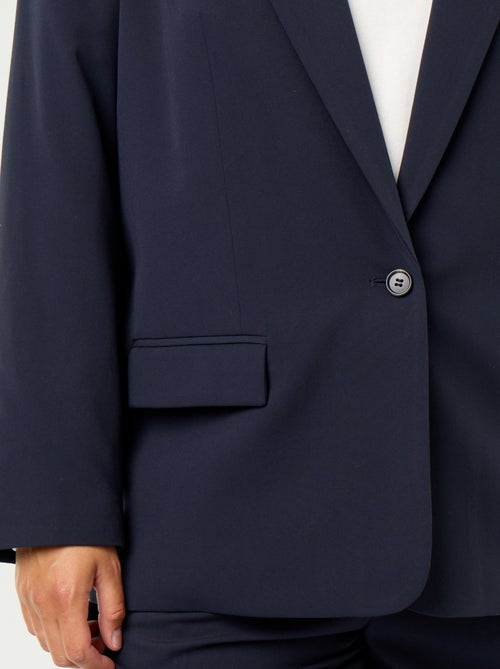 Blazer comprido de alfaiataria - Kiabi Blazer comprido de alfaiataria - Kiabi